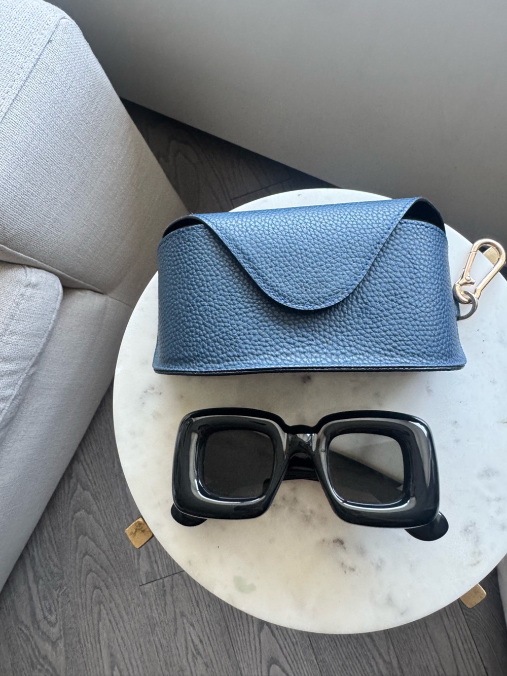 Loewe Black Oversized Square Sunglasses